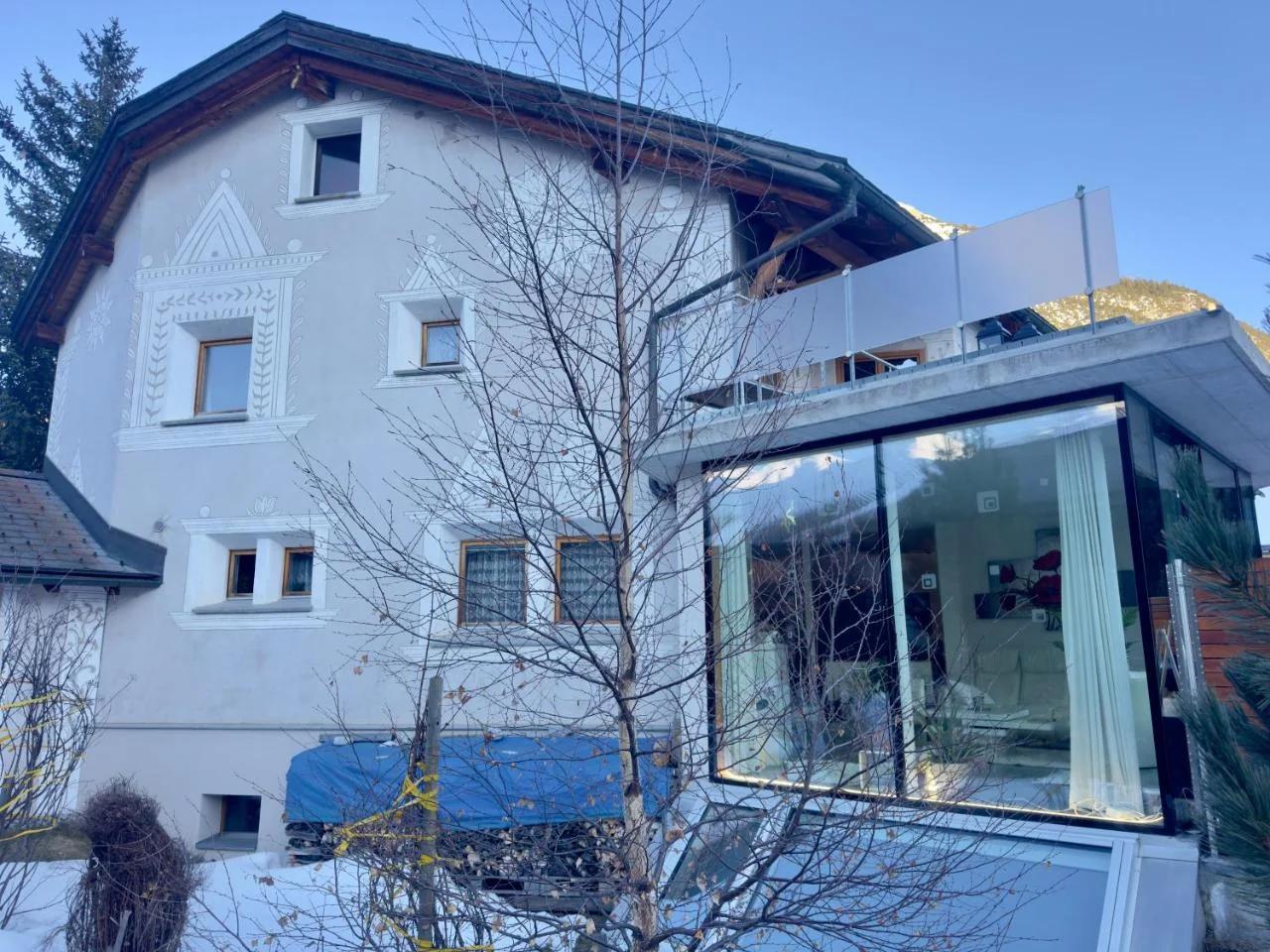 Alpine Home with Views & Garden - 10min St Moritz photo