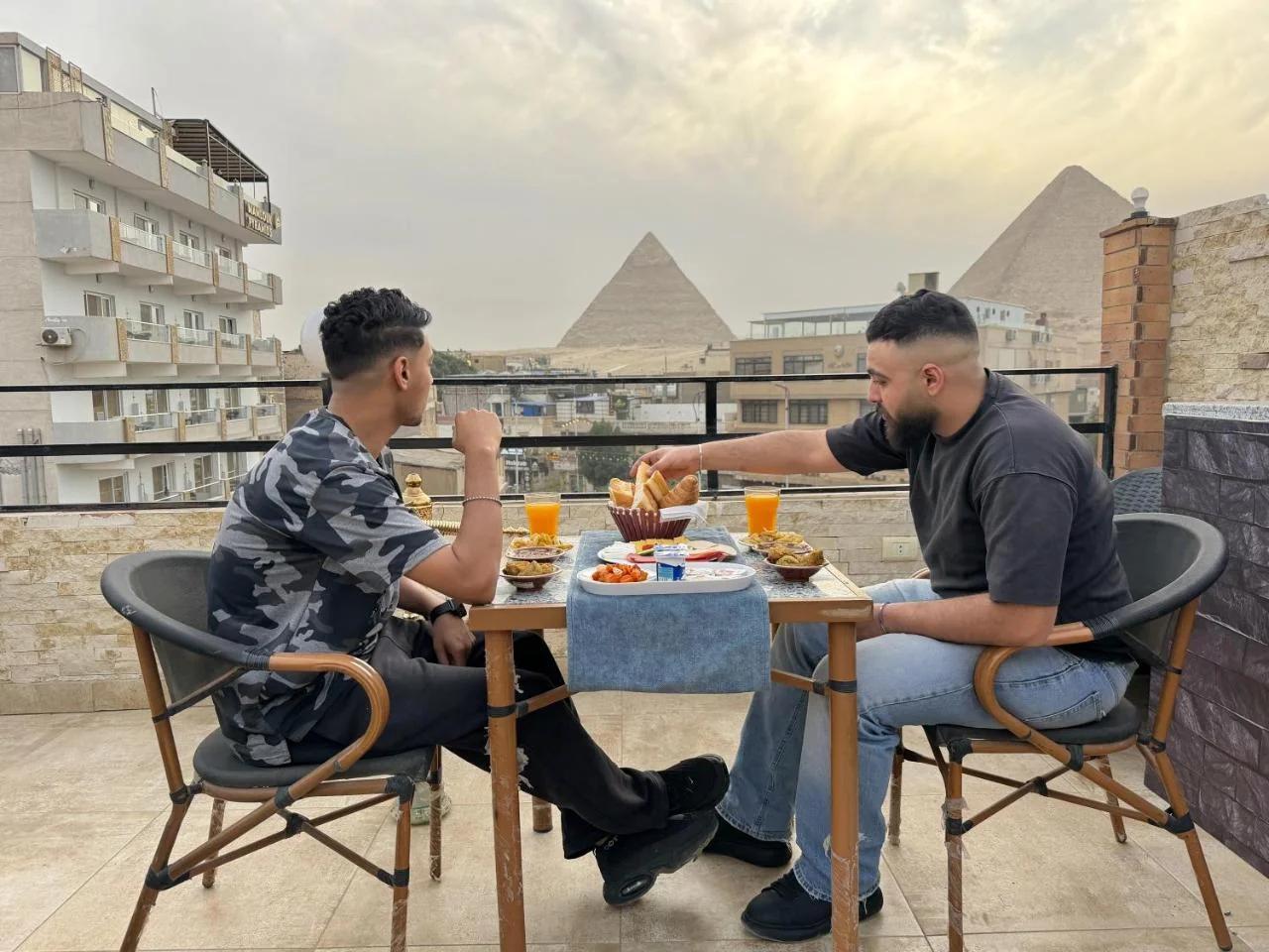 pyramids rooftop photo