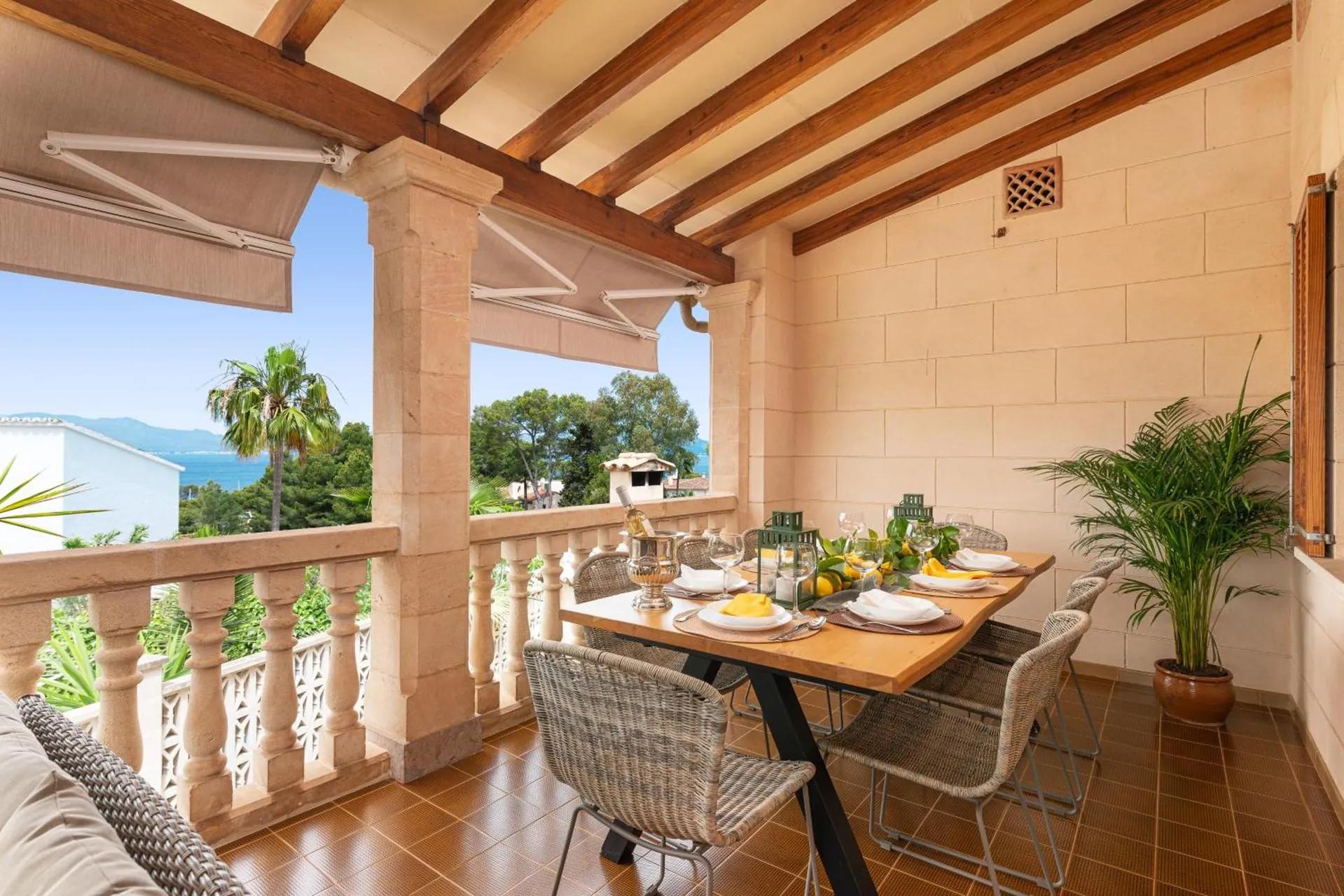 Villa Teix de Bonaire para 10, jardines y vista mar foto