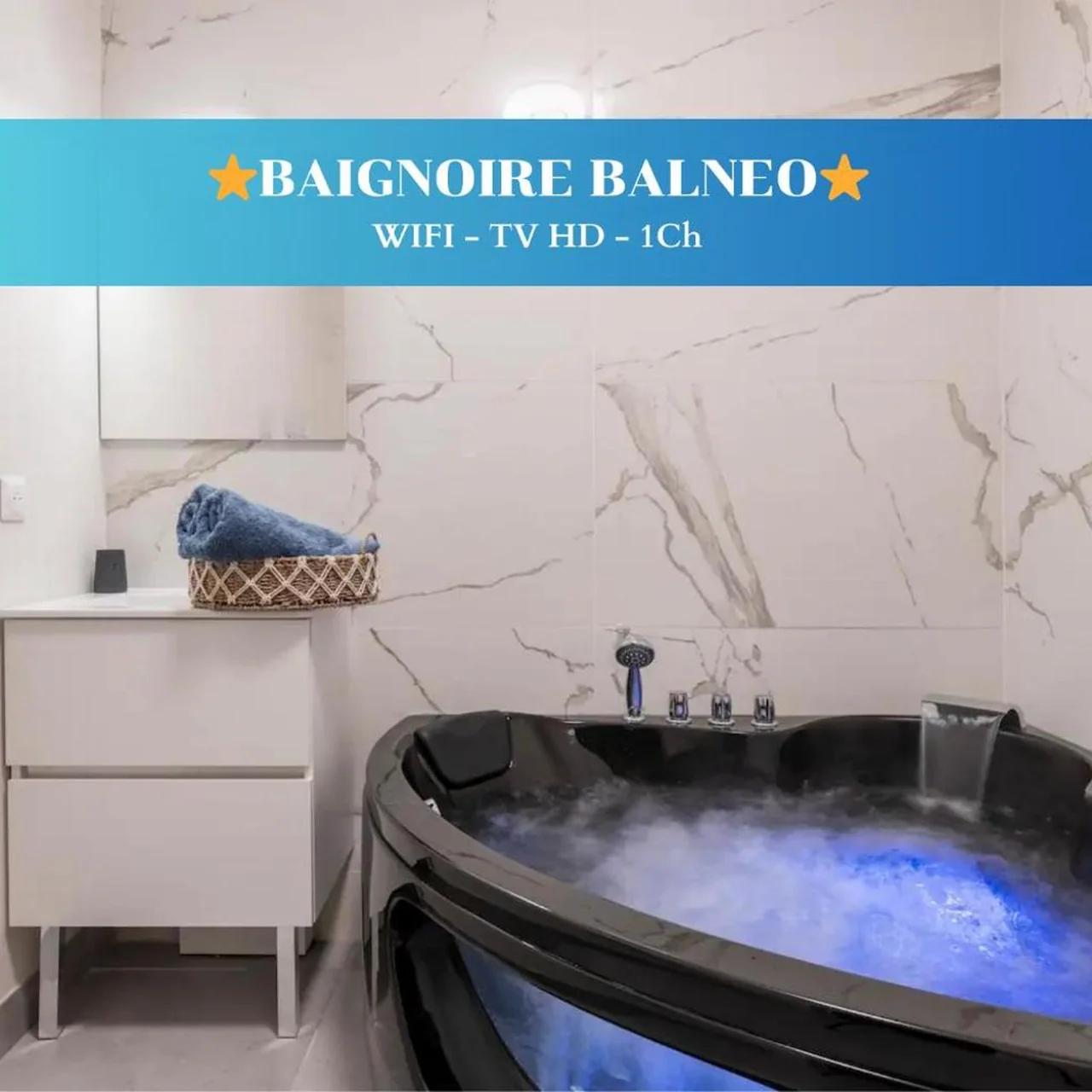Baignoire balnéo avec climatisation