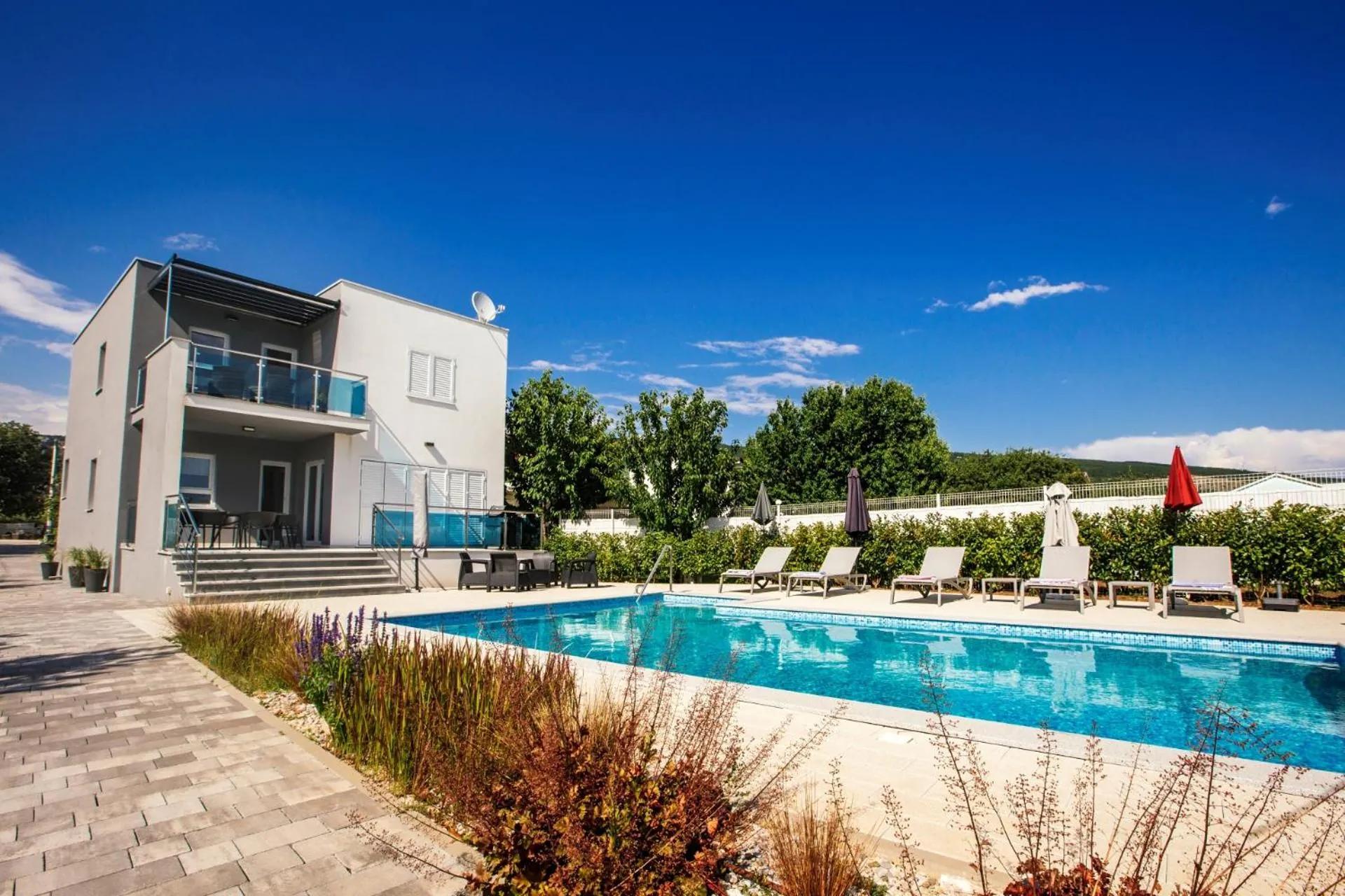 Mandalina HR Luxury Villa with Private Pool, Tennis Court and Boccie Alley photo