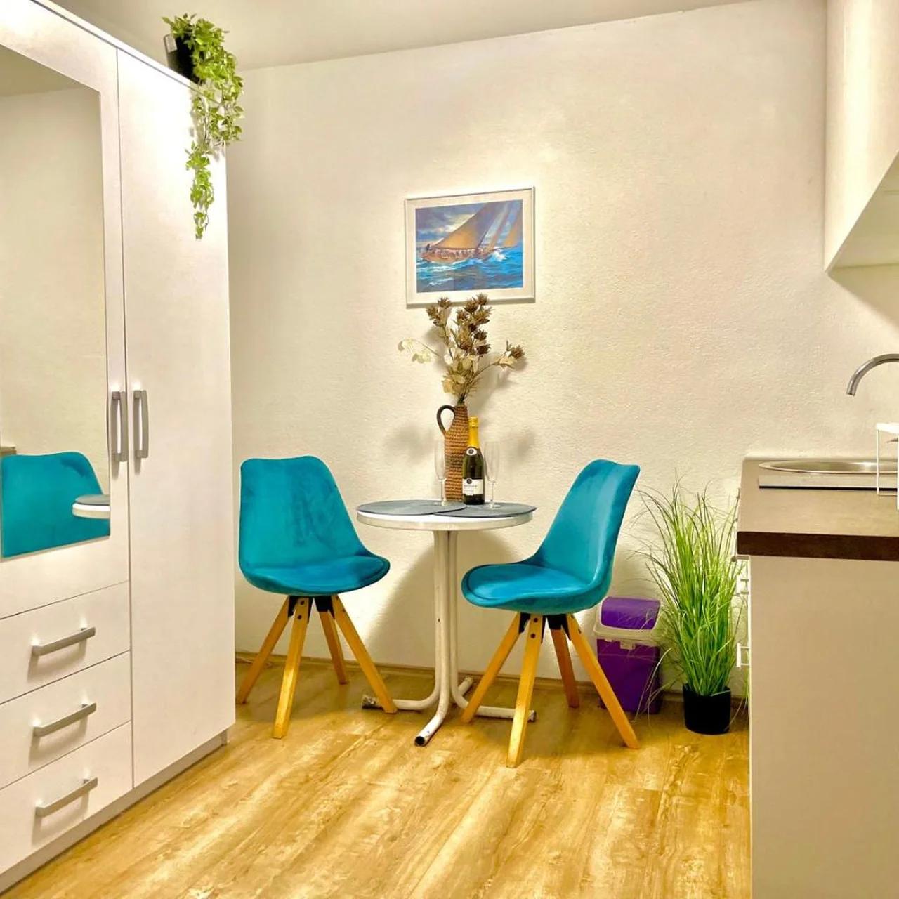 Lovely flower small house for two by the sea photo