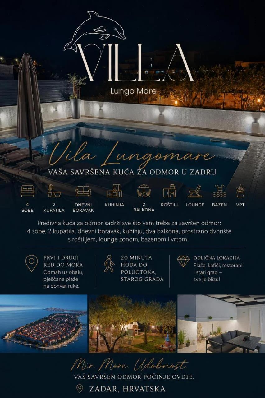 Villa Lungomare with private pool photo