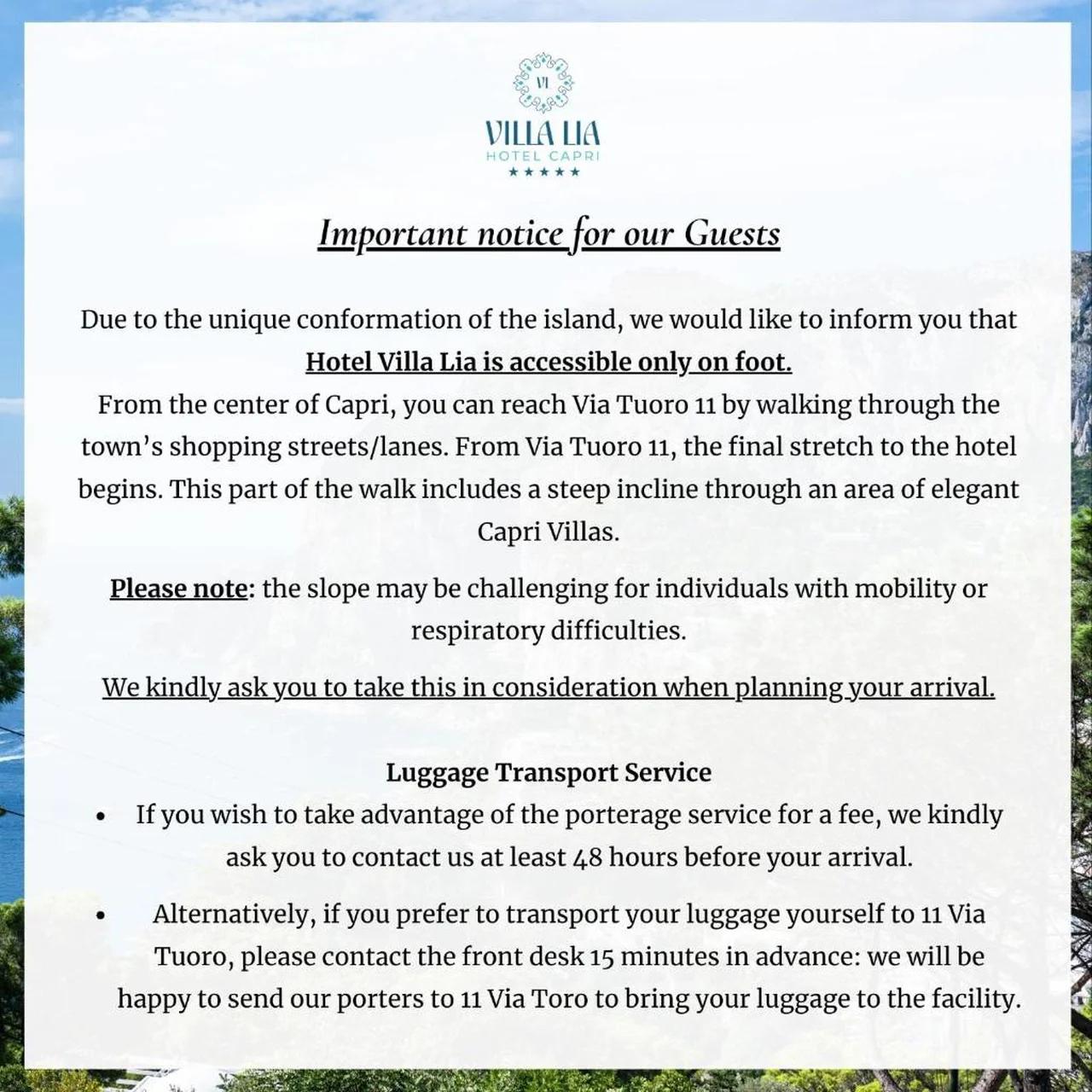 Villa Lia Hotel Capri photo