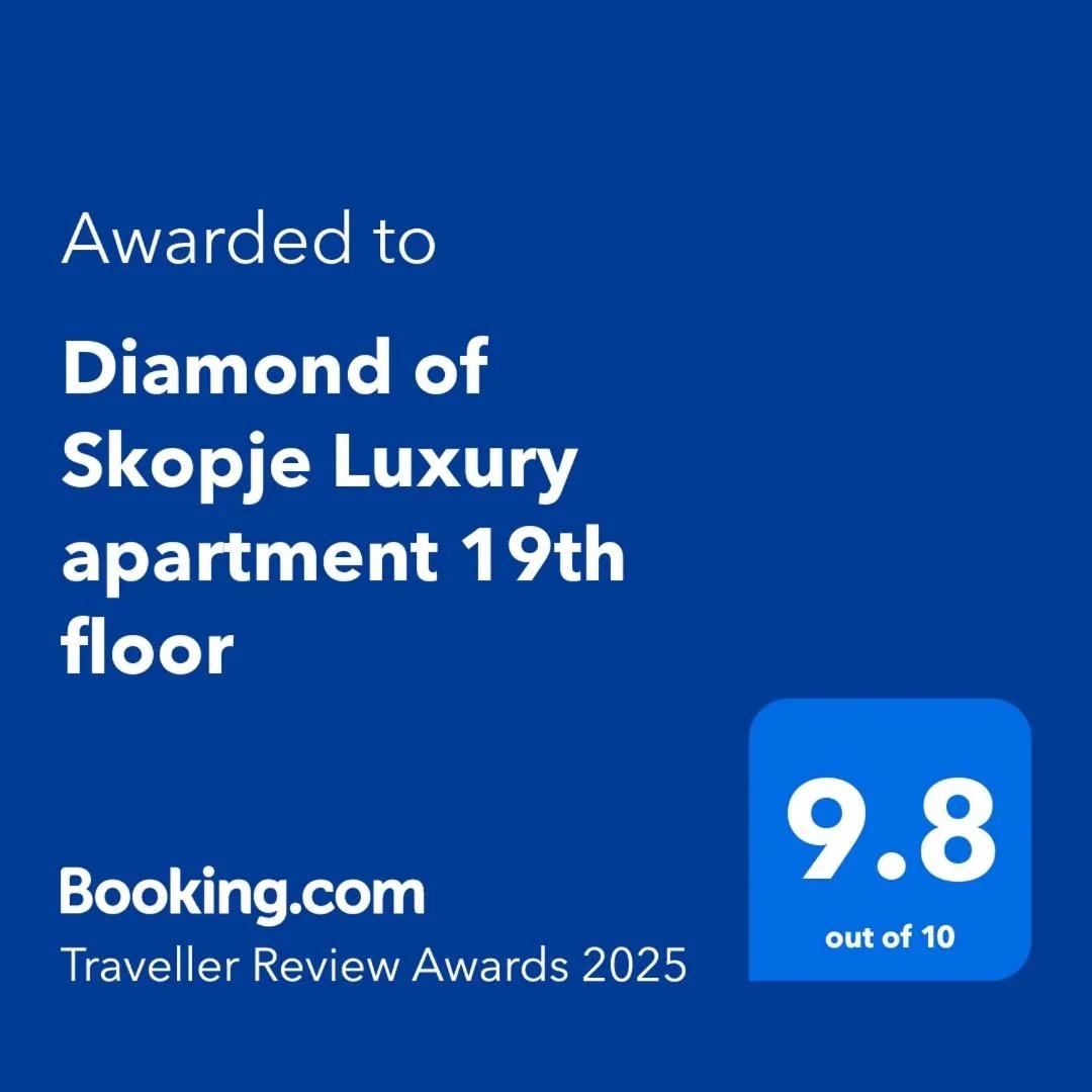 Diamond of Skopje Luxury apartment 19th floor foto