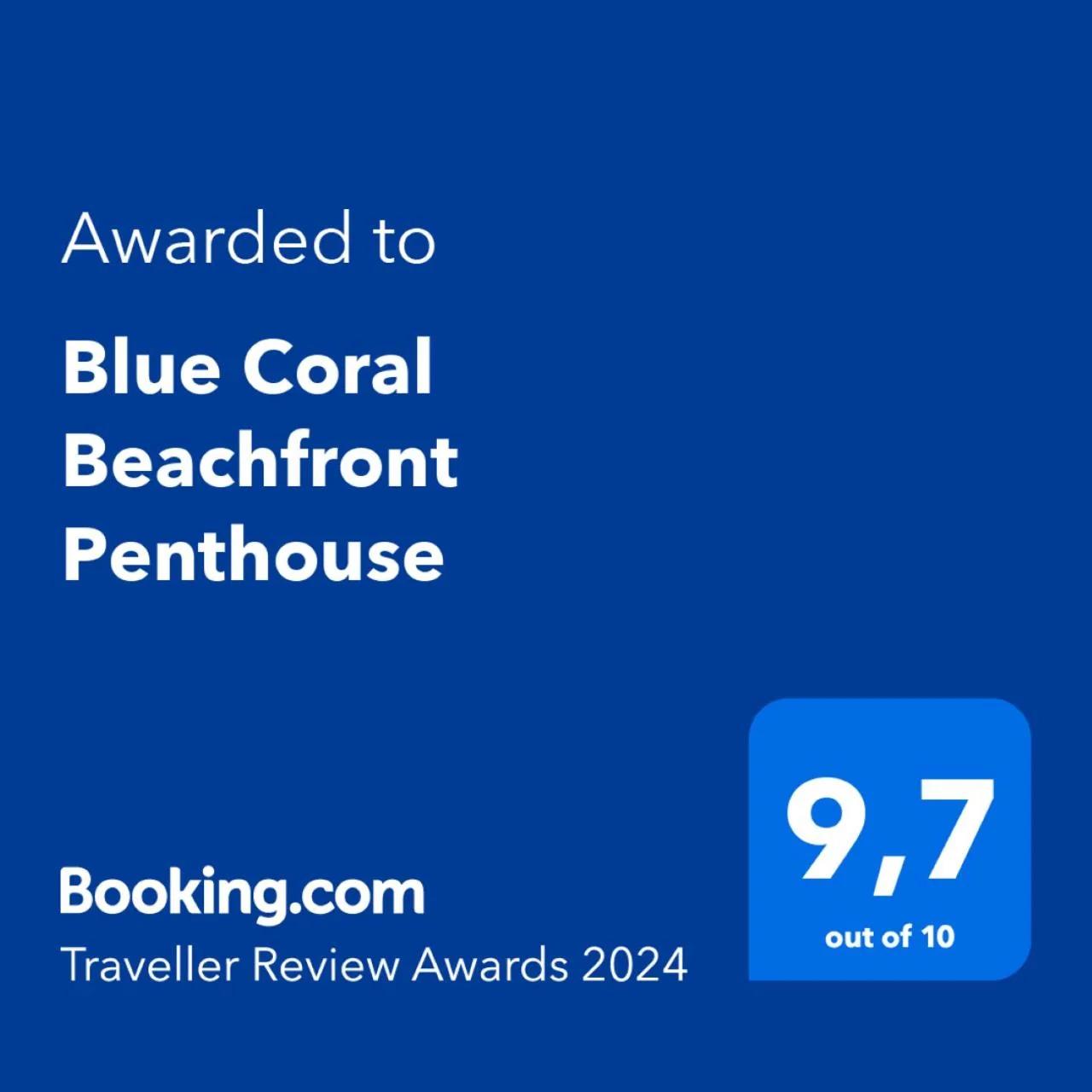 Blue Coral Beachfront Penthouse foto