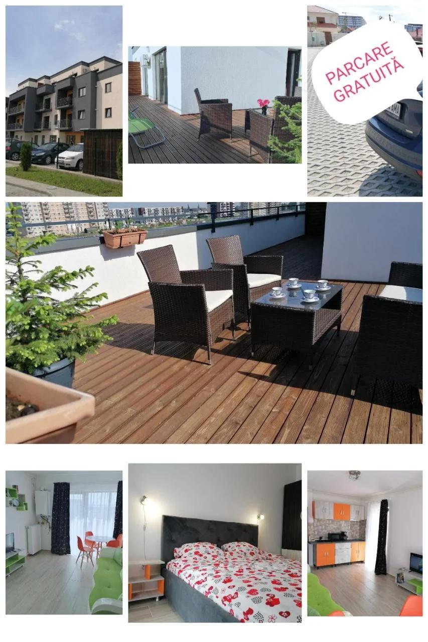 AMA Apartament cu terasă 50 mp & parcare gratuită foto