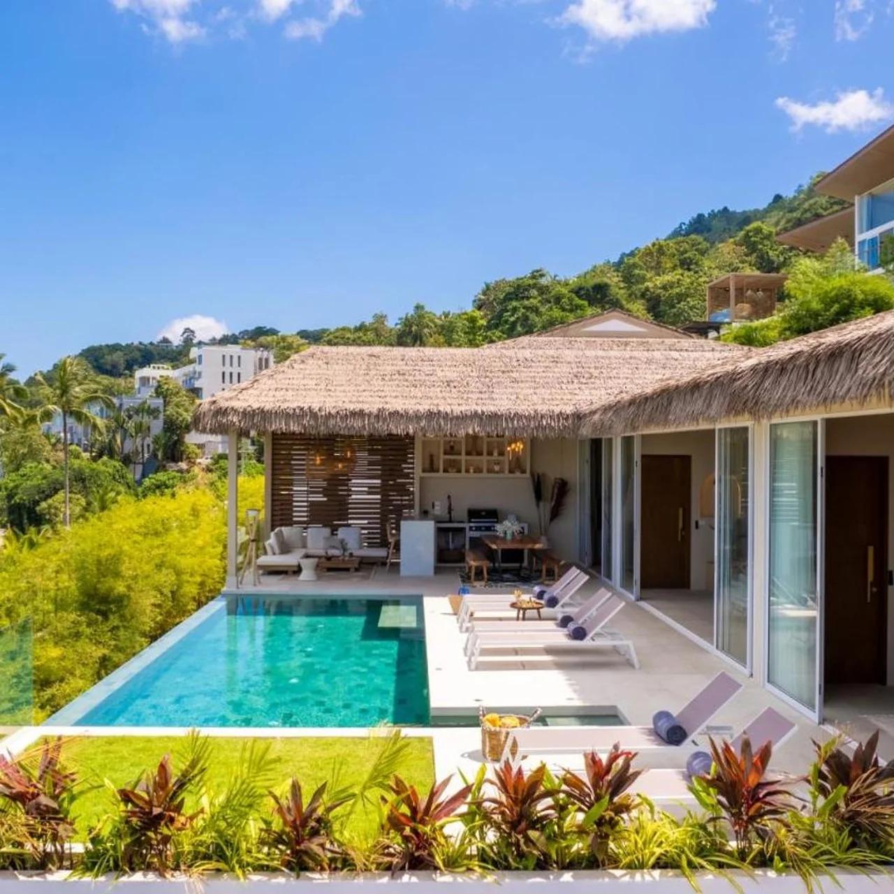 Bohemian Chic Seaview Villa photo