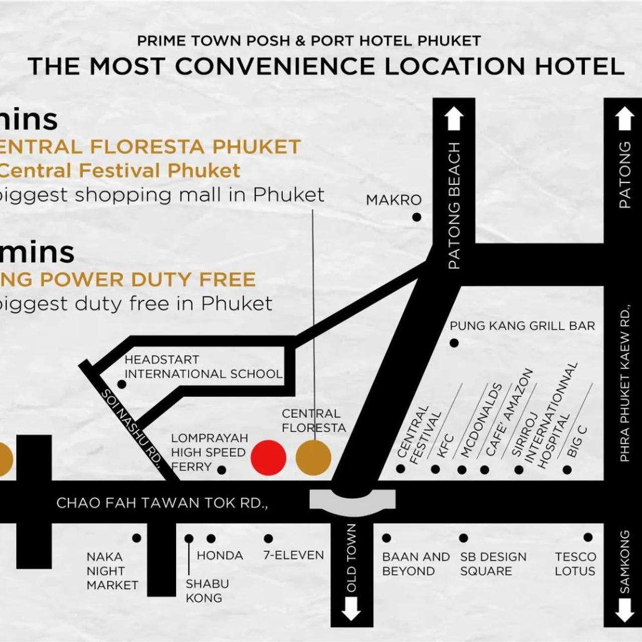 PRIME TOWN - Posh & Port Hotel PHUKET foto