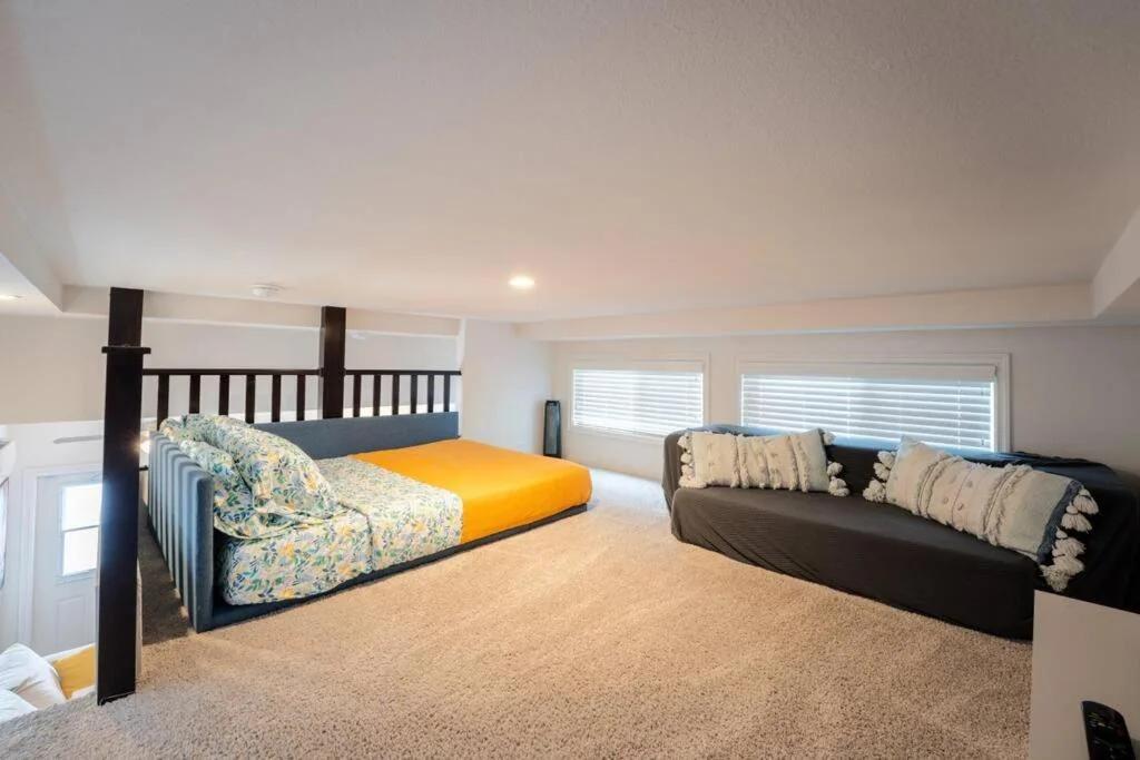 Coastal Tiny House 2 Queen Beds low loft photo