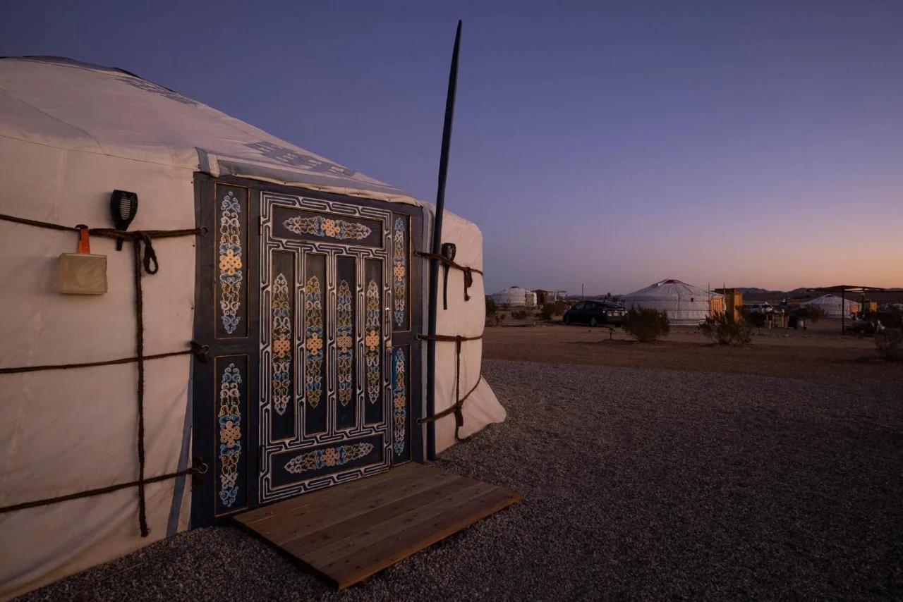 Family Style Star gazing Yurt foto