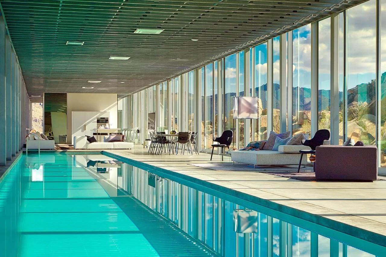 Invisible House Desert Icon w Indoor Pool photo