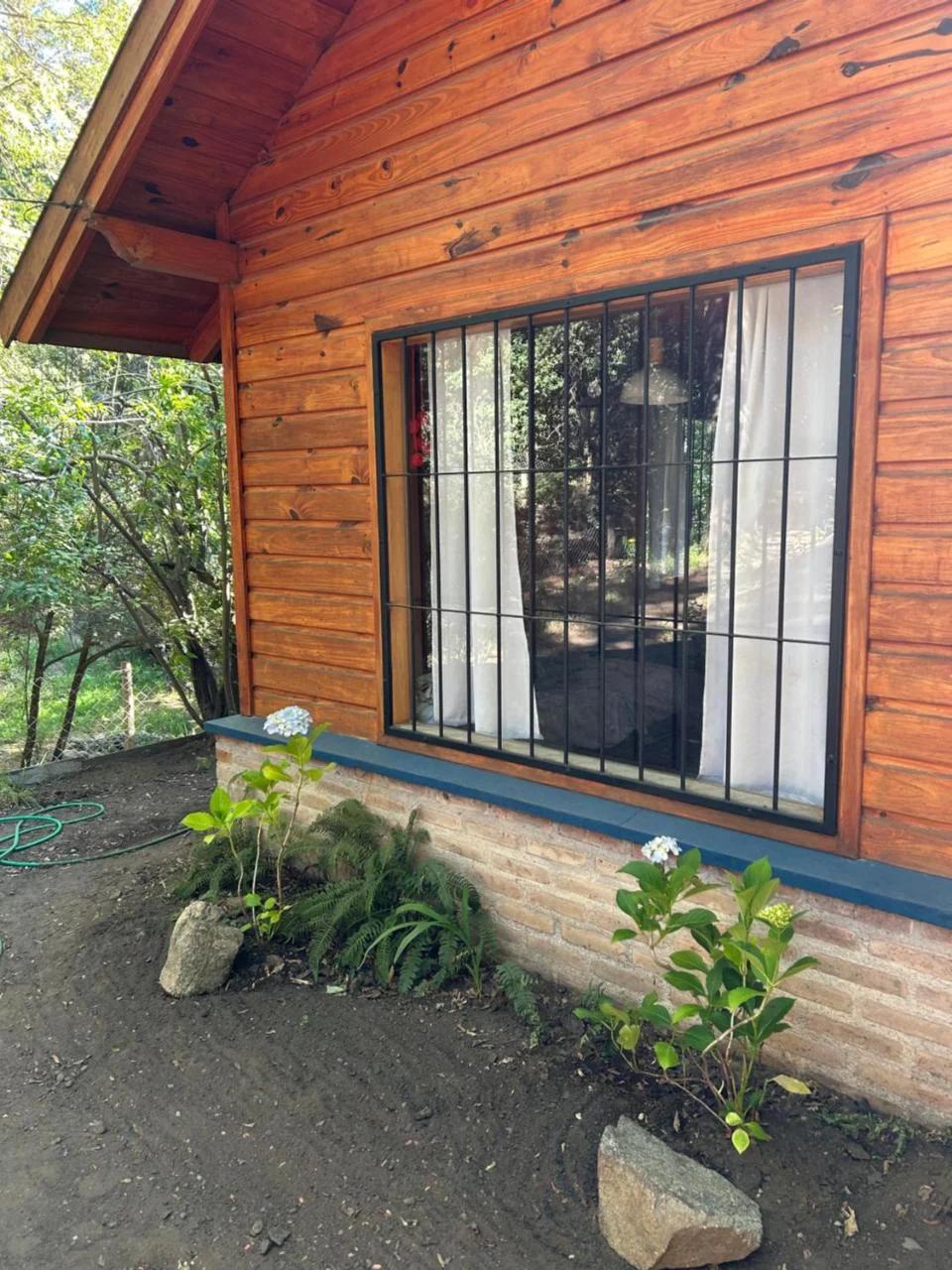 A centrally located cabin surrounded by nature foto