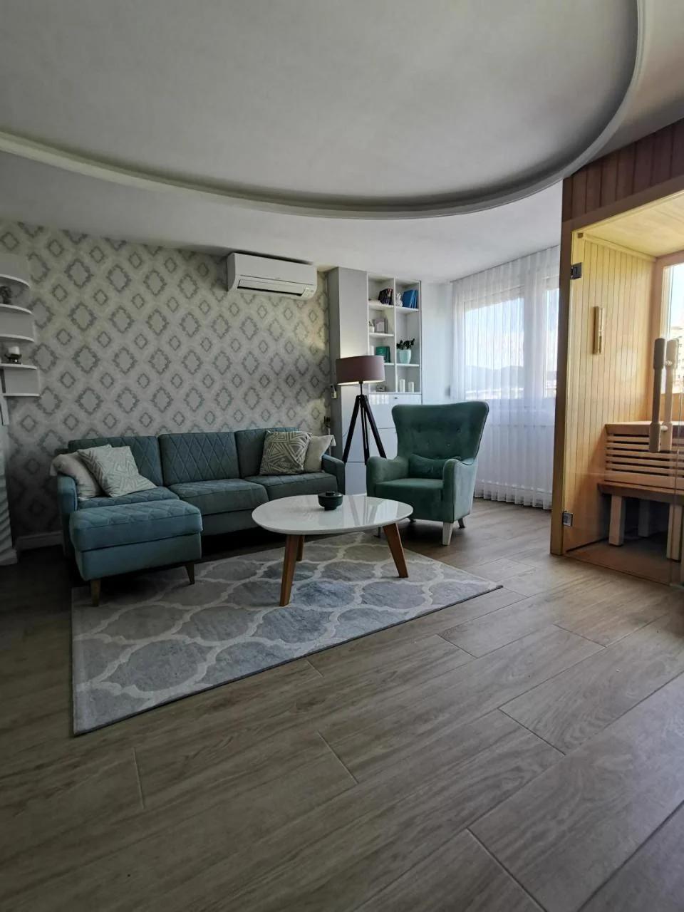 Lux Apartment with Sauna & Balcony foto