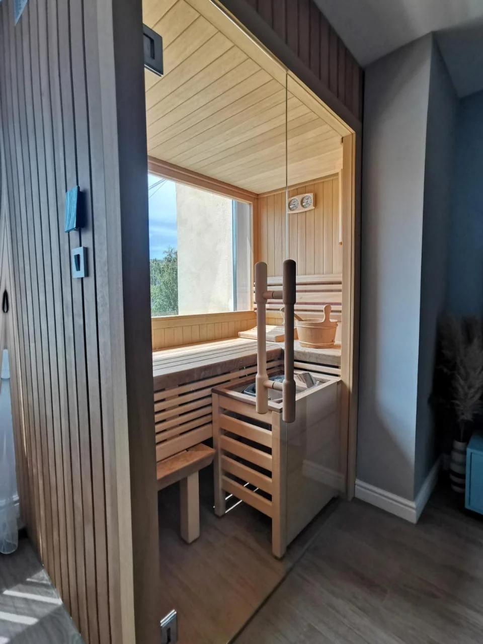 Lux Apartment with Sauna & Balcony foto