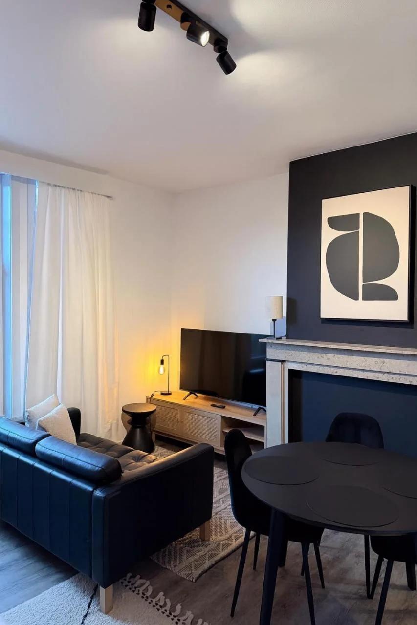 Cosy 2-Room Apartment for 4 Guests near Gent Sint-Pieters Station, and Close to the City Centre photo