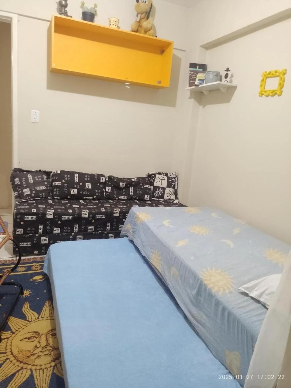 Quarto cama Casal, Vista para o mar, próximo a FMO, Centro Histórico, shopping Patteo - ventilador