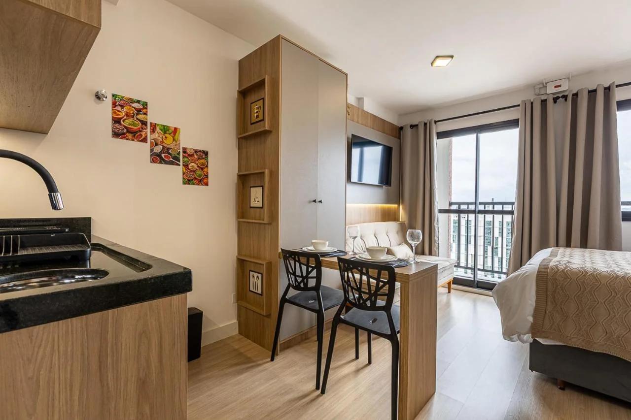 Studio Aconchegante e Central com Piscina, Academia e Coworking foto