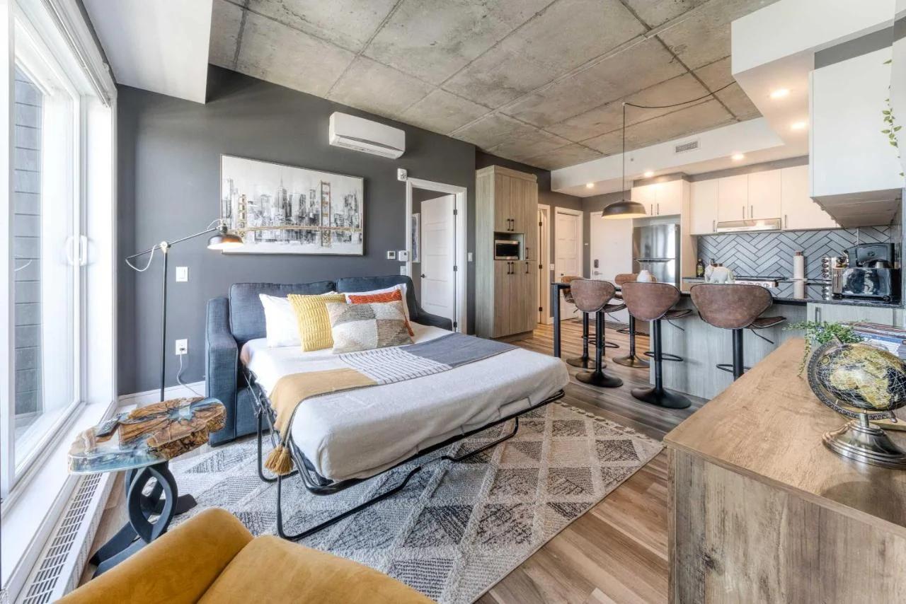 Appartement Luxe, Incredible Sunset View, Pool, Parking, Near Old Québec foto