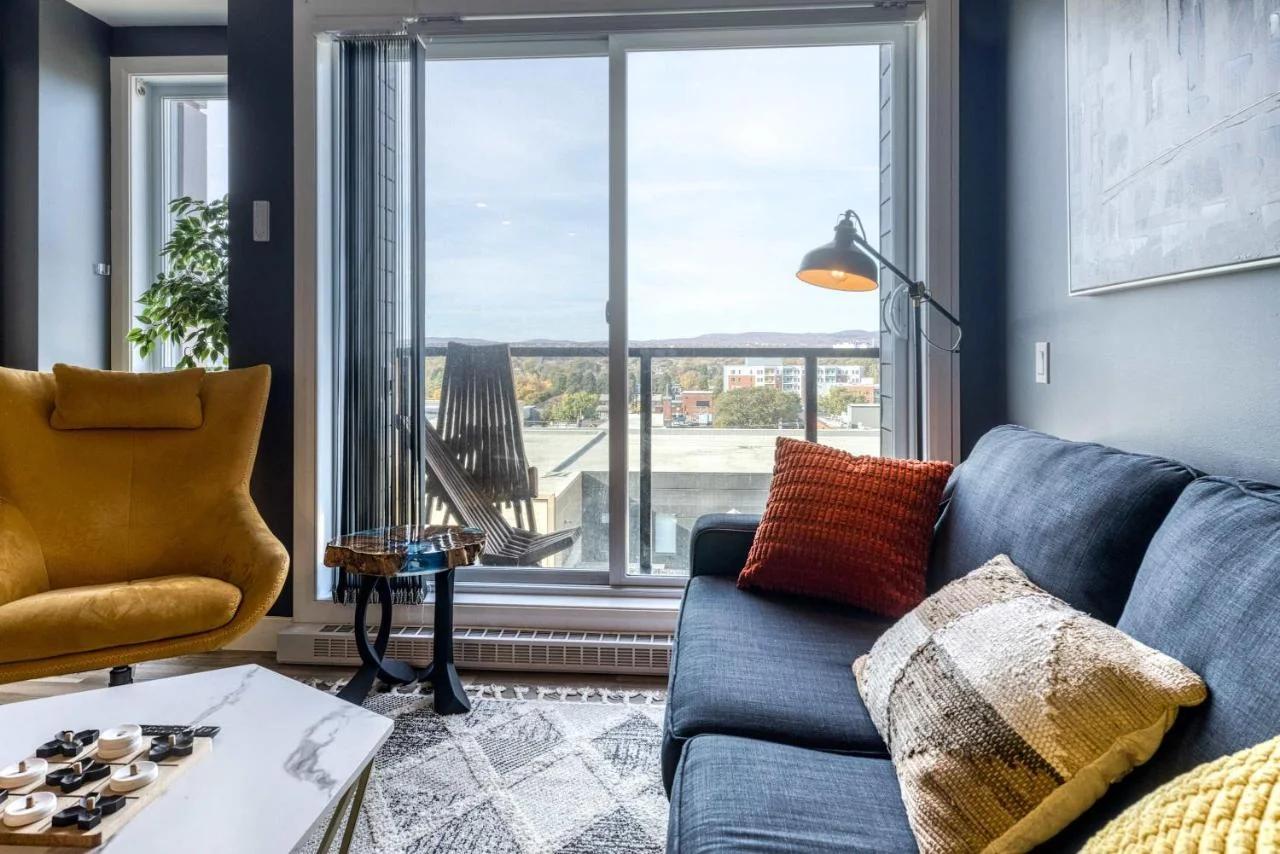 Appartement Luxe, Incredible Sunset View, Pool, Parking, Near Old Québec foto