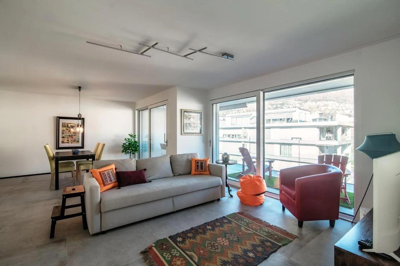 Casa Leini by Quokka 360 - Modern Two Bedroom Apartment Near Lido di Locarno photo