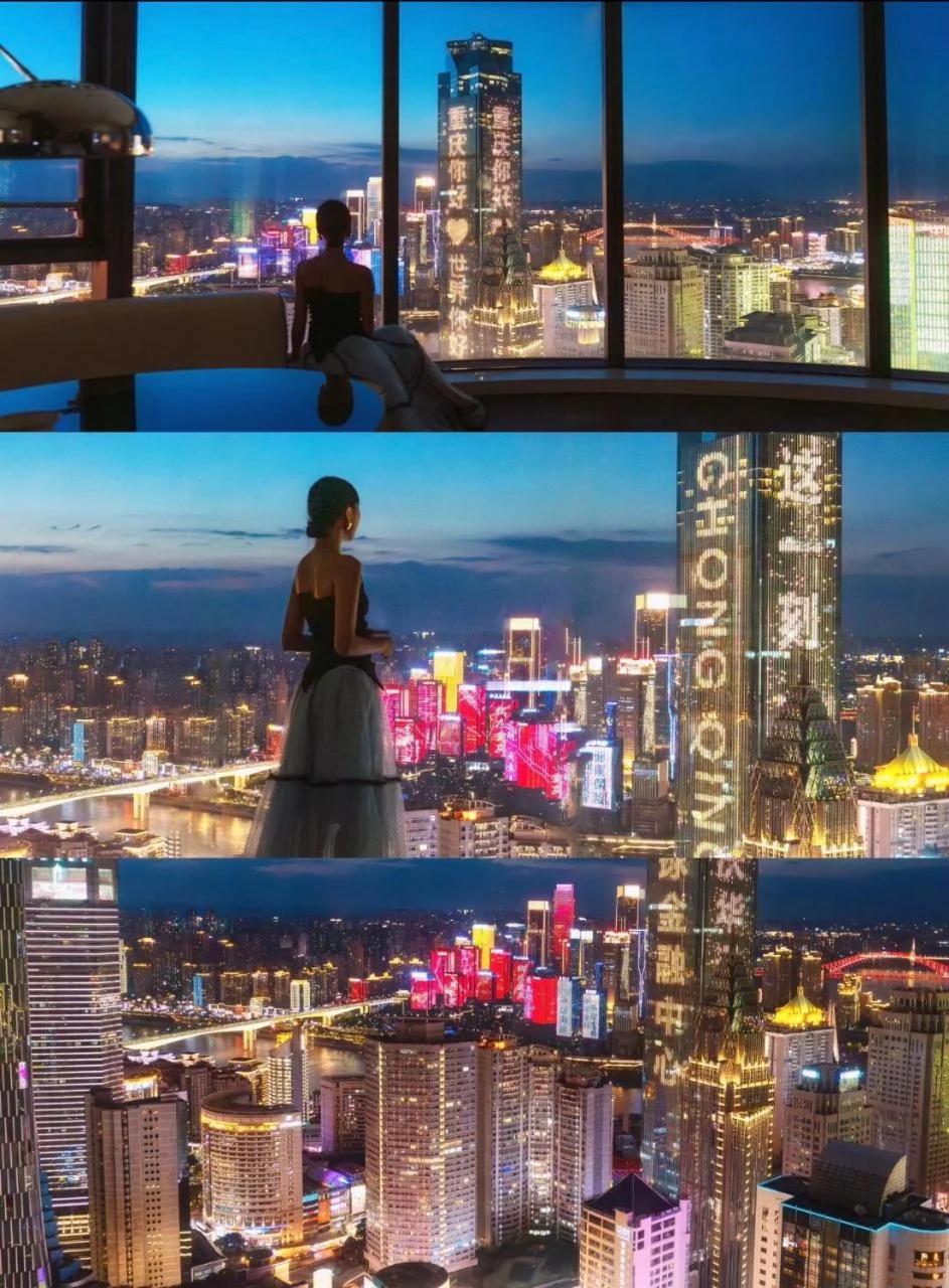 Chongqing lNS Wanbei Sky Terrace River View Hotel Jiefang Pillar Hongya Dong Branch foto