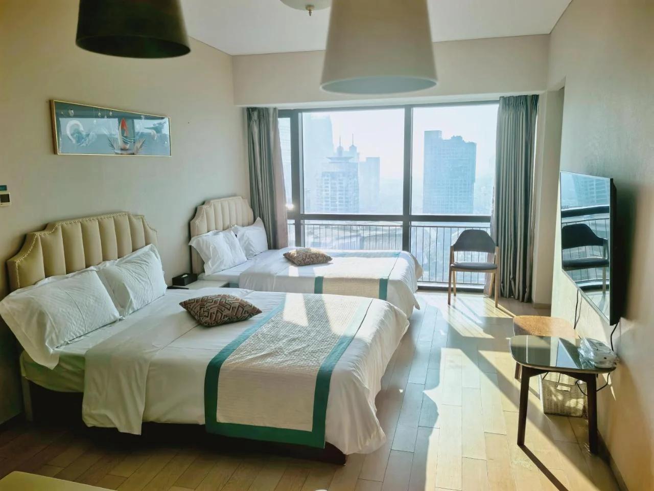 Qingdao Tinglan Hotel Apartment (Wusi Square Mixc City Branch) foto