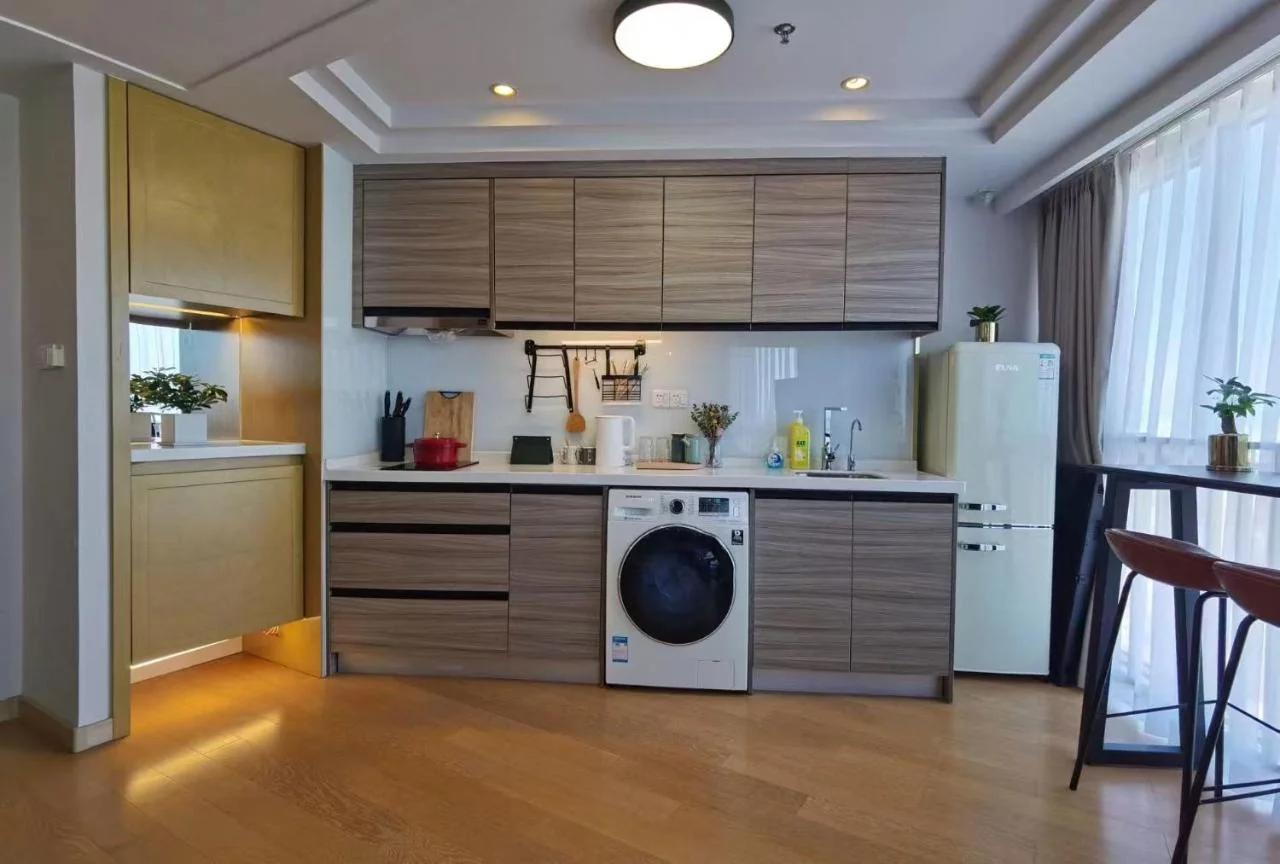 Shanghai Lerongju Boutique Apartment Metro Line 8 20meter foto