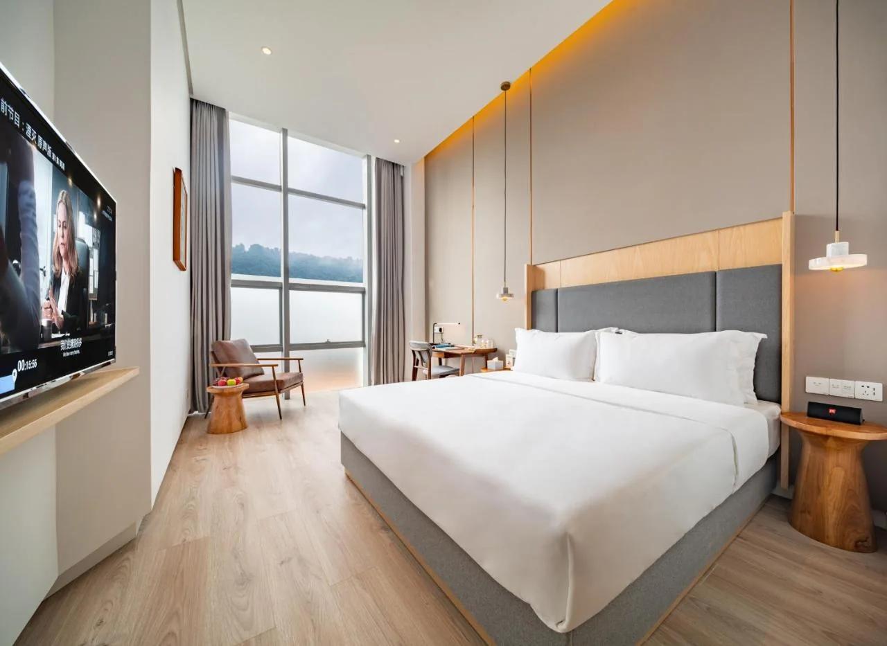 Wuyu Hotel - Chongqing Liangjiang Happiness Plaza & Xingfu Square & GuangdianYuan metro foto