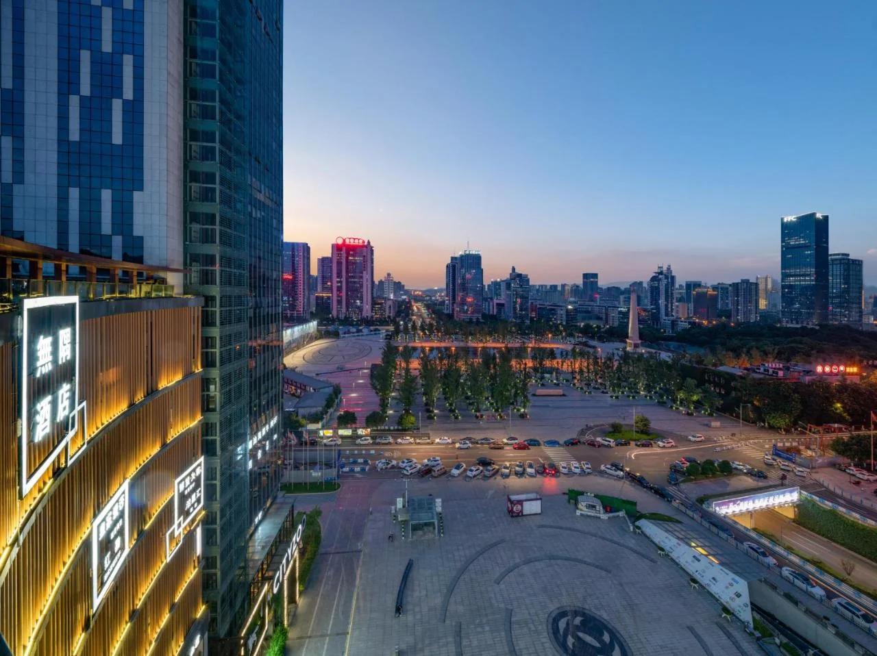 Wuyu Hotel - Chongqing Liangjiang Happiness Plaza & Xingfu Square & GuangdianYuan metro foto