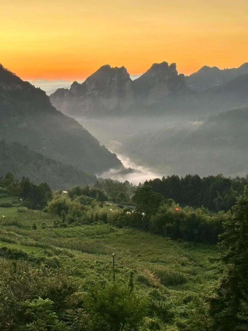Zhangjiajie Flowers Valley,Watching Sunrise Cloud Sea, enjoying an infinity pool, free Chinese and Western breakfast, and free shuttle service to the entrance of the National Forest Park photo