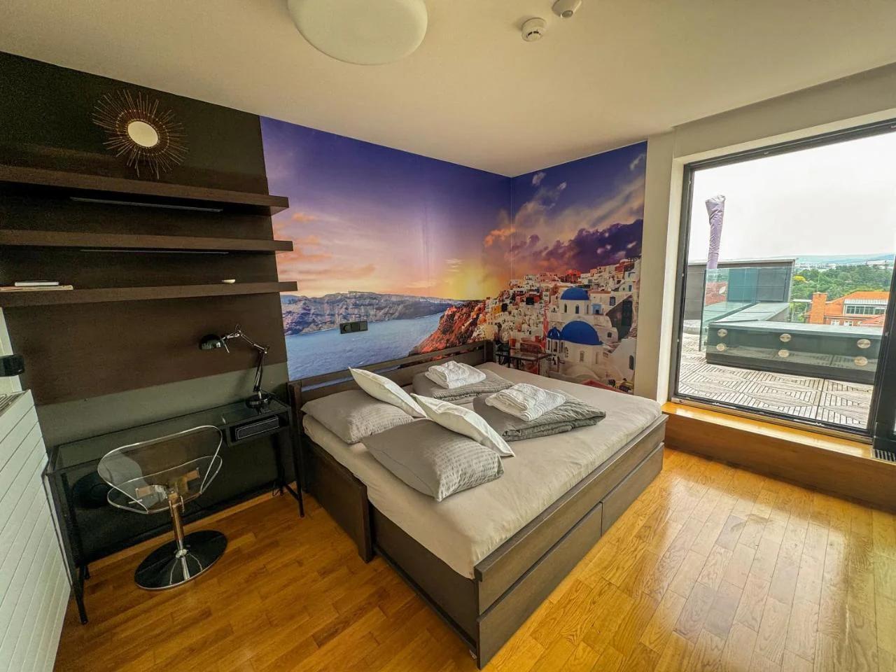 Apartmán se saunou a terasou s výhledem na Brno foto