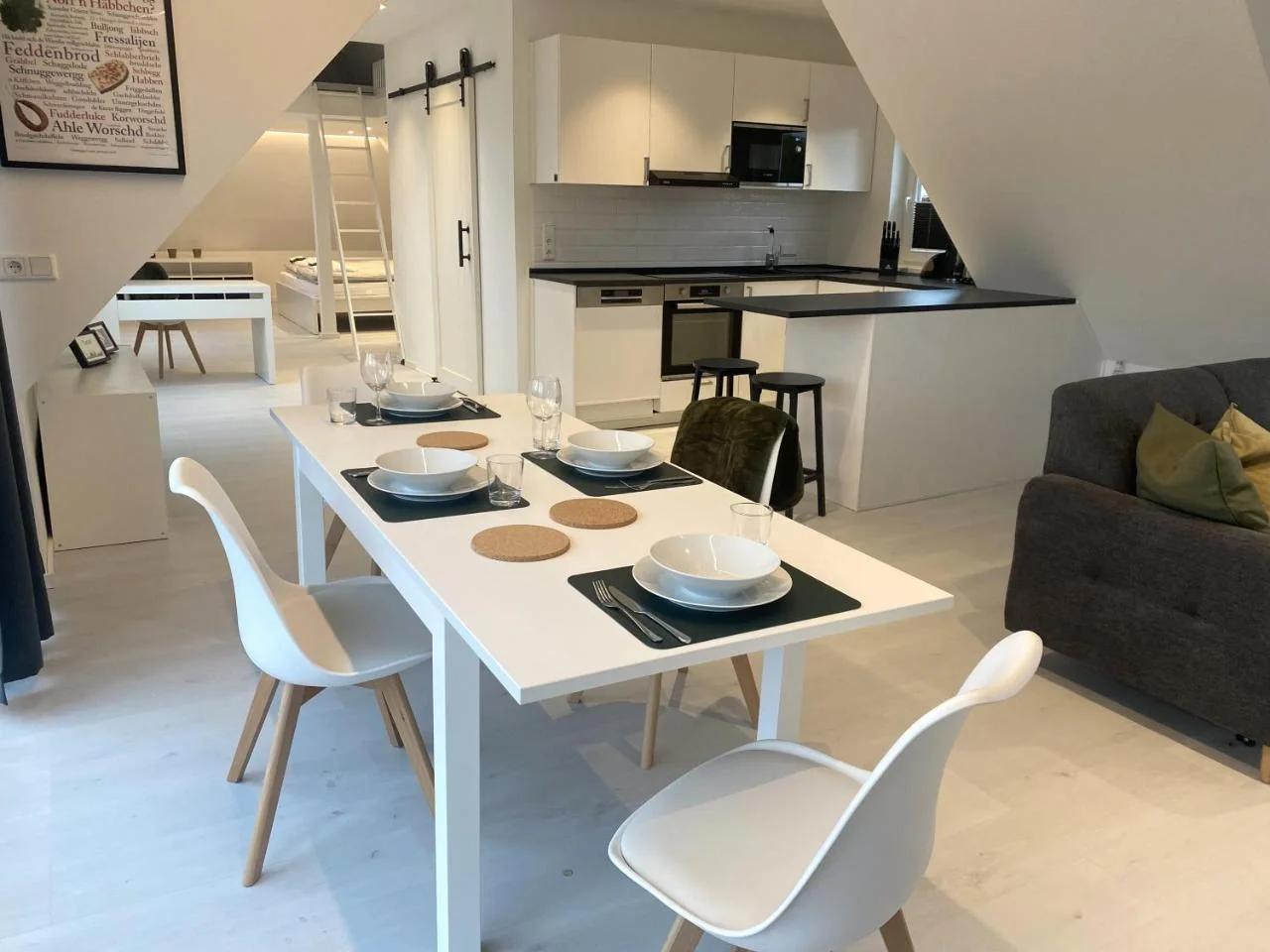 modernes DG Apartment Schloofschdubb Nähe Kassel photo