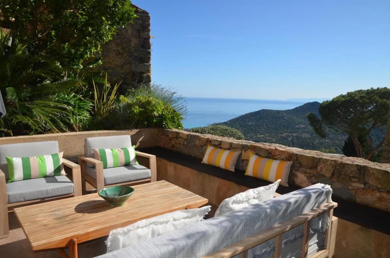 Air-conditioned authentic village house with sea view, terraces and swimming pool photo