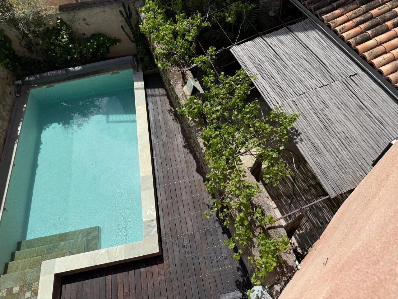 Air-conditioned authentic village house with sea view, terraces and swimming pool photo