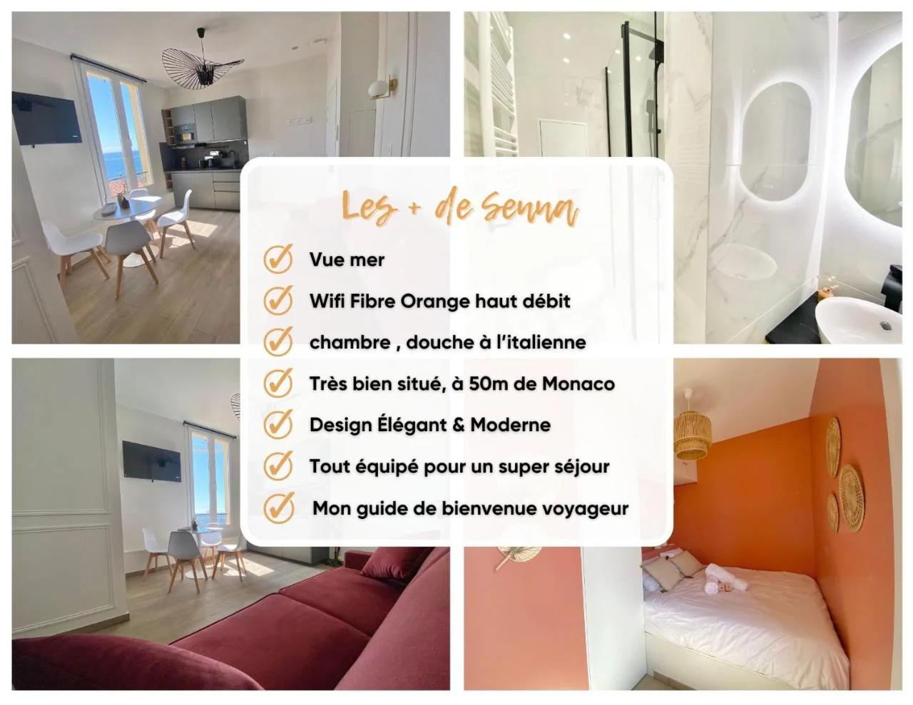 Appartement moderne climatisé Monaco vue Mer foto