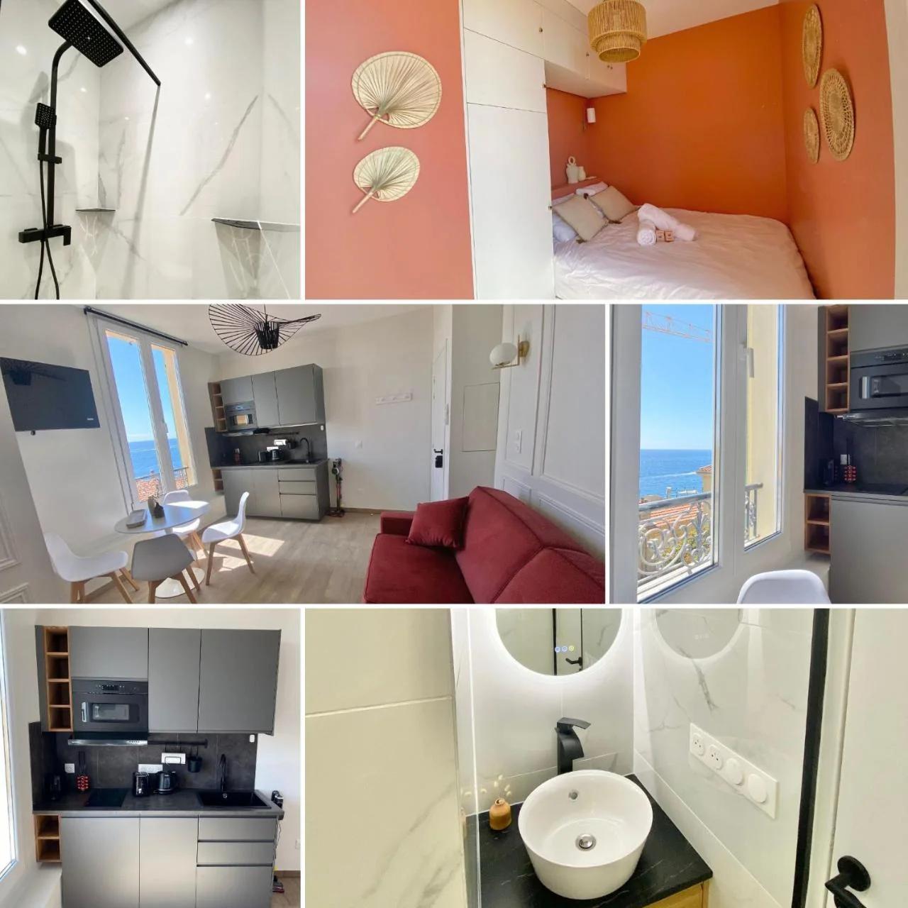 Appartement moderne climatisé Monaco vue Mer foto