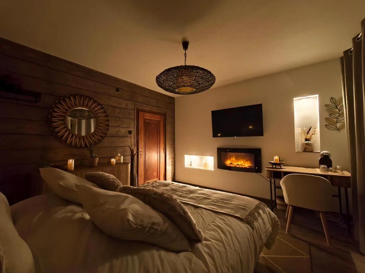 Chambre romantique Eden - Le Souffle du Saule - SPA