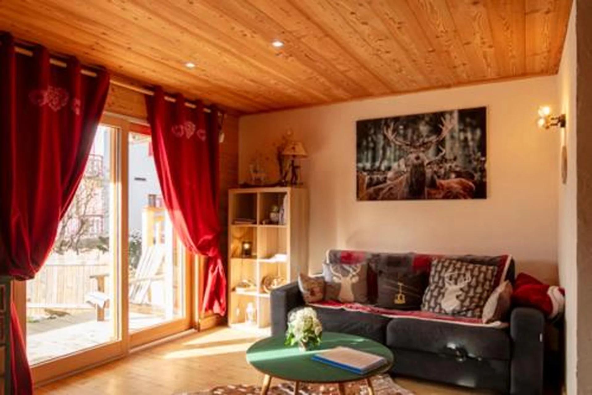 Charmant appartement dans chalet, coeur de Megève foto