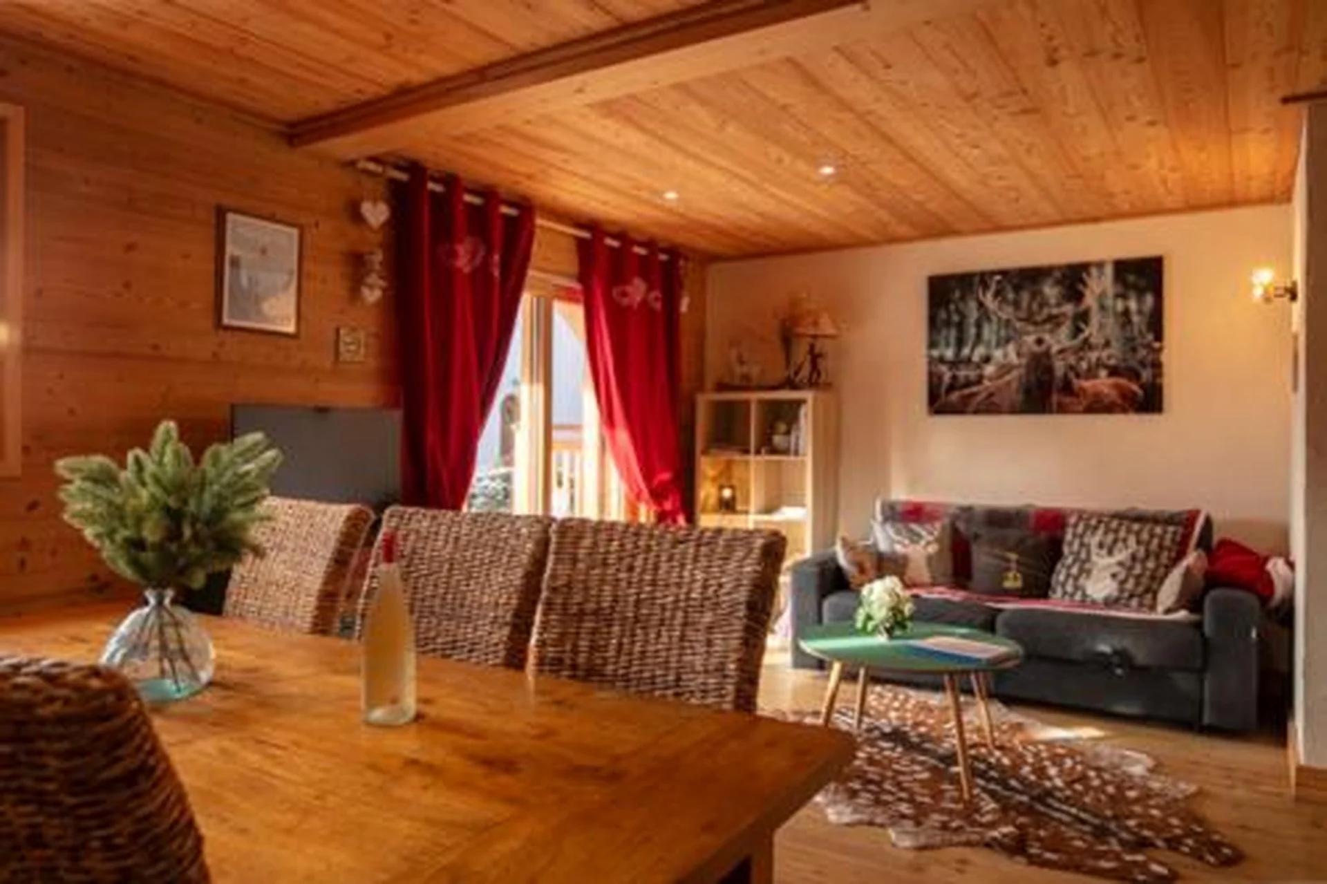 Charmant appartement dans chalet, coeur de Megève foto