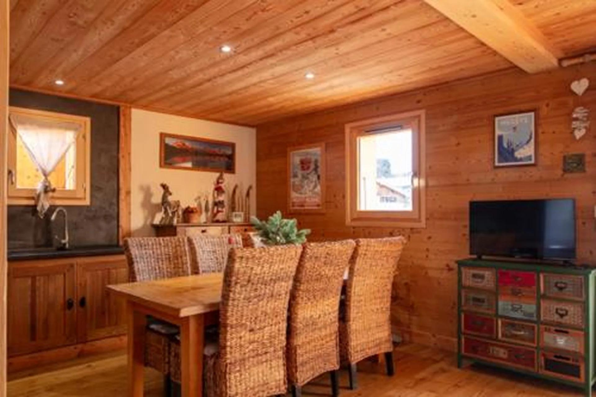 Charmant appartement dans chalet, coeur de Megève foto