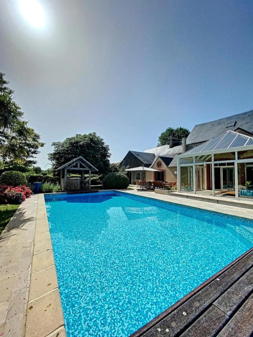 Maisons de Familles Vacation rental with pool spa and Mont-Saint-Michel photo