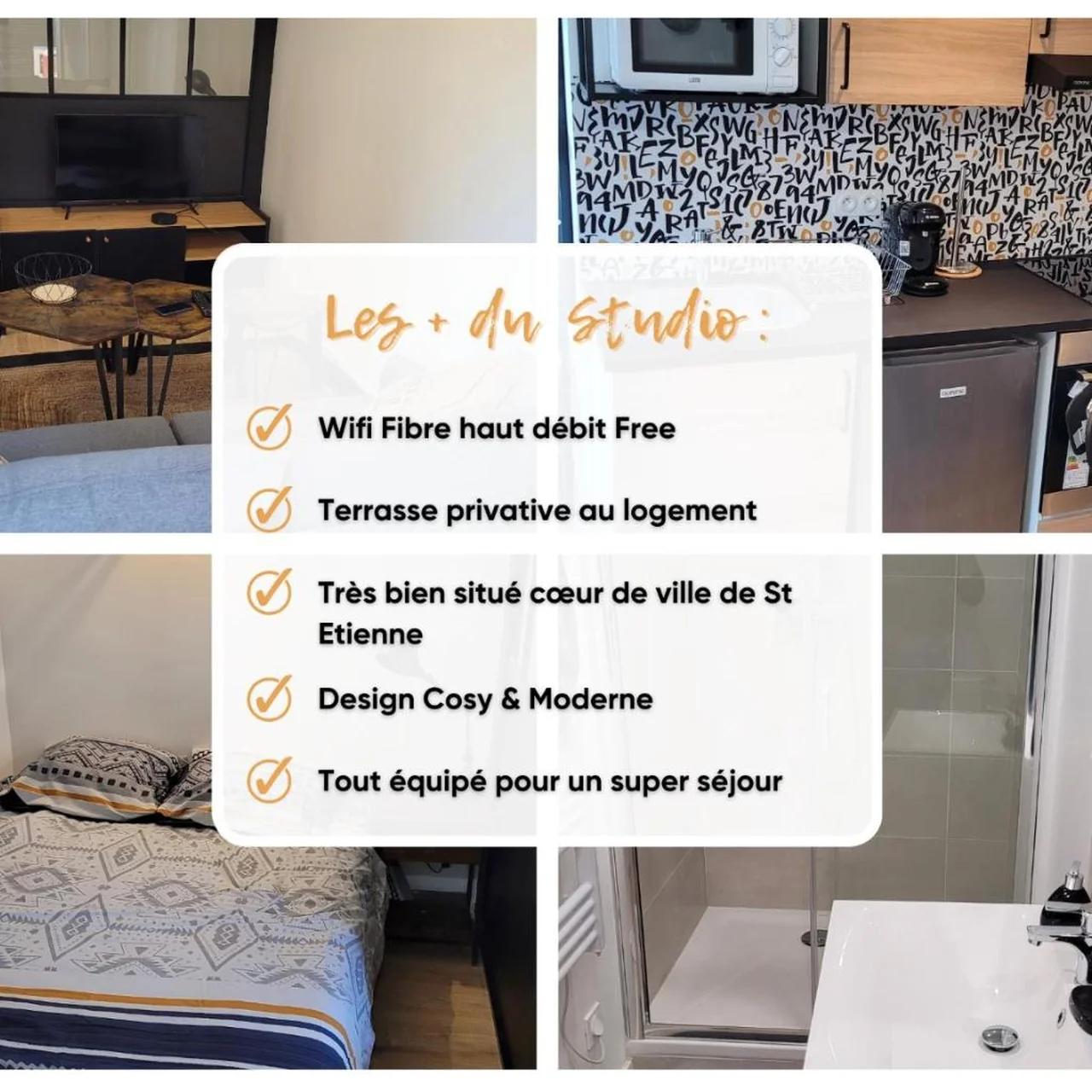 Studio cosy Saint-Étienne centre ville foto
