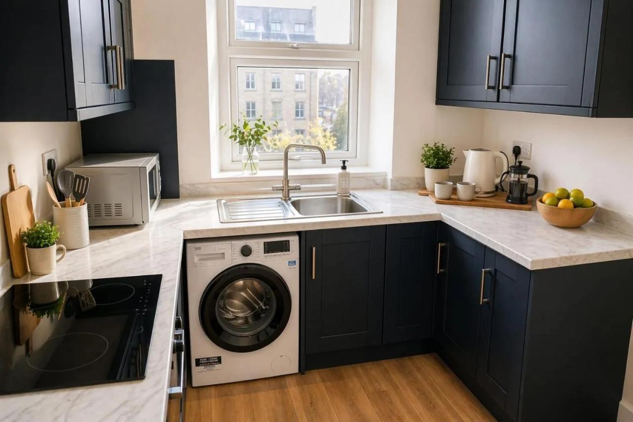 Central Modern Apartment -Sleeps 6 - Parking photo