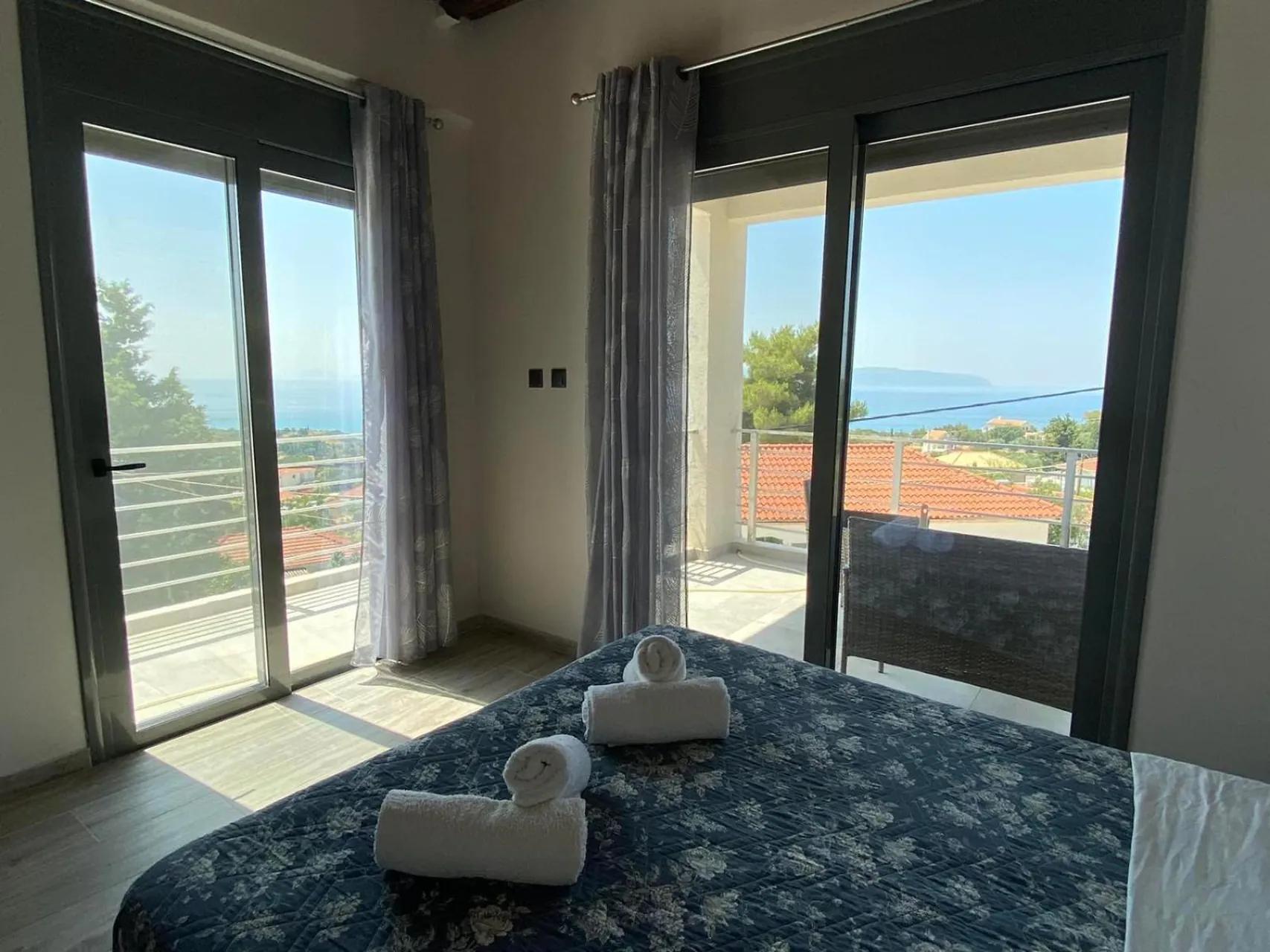 blue view sea apartment photo