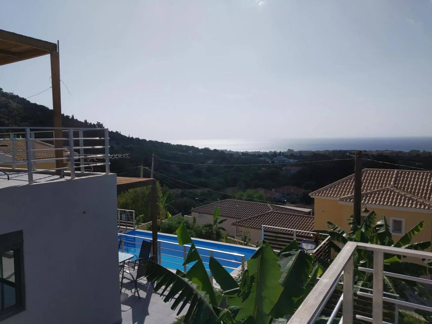 blue view sea apartment photo