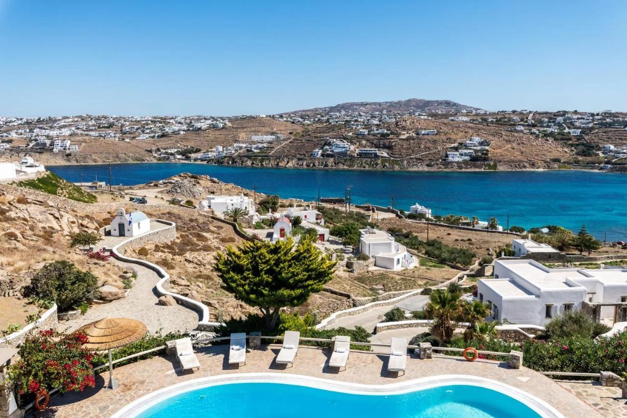 Yalos Mykonos Ornos Pouli private apartments w shared swimming pool foto