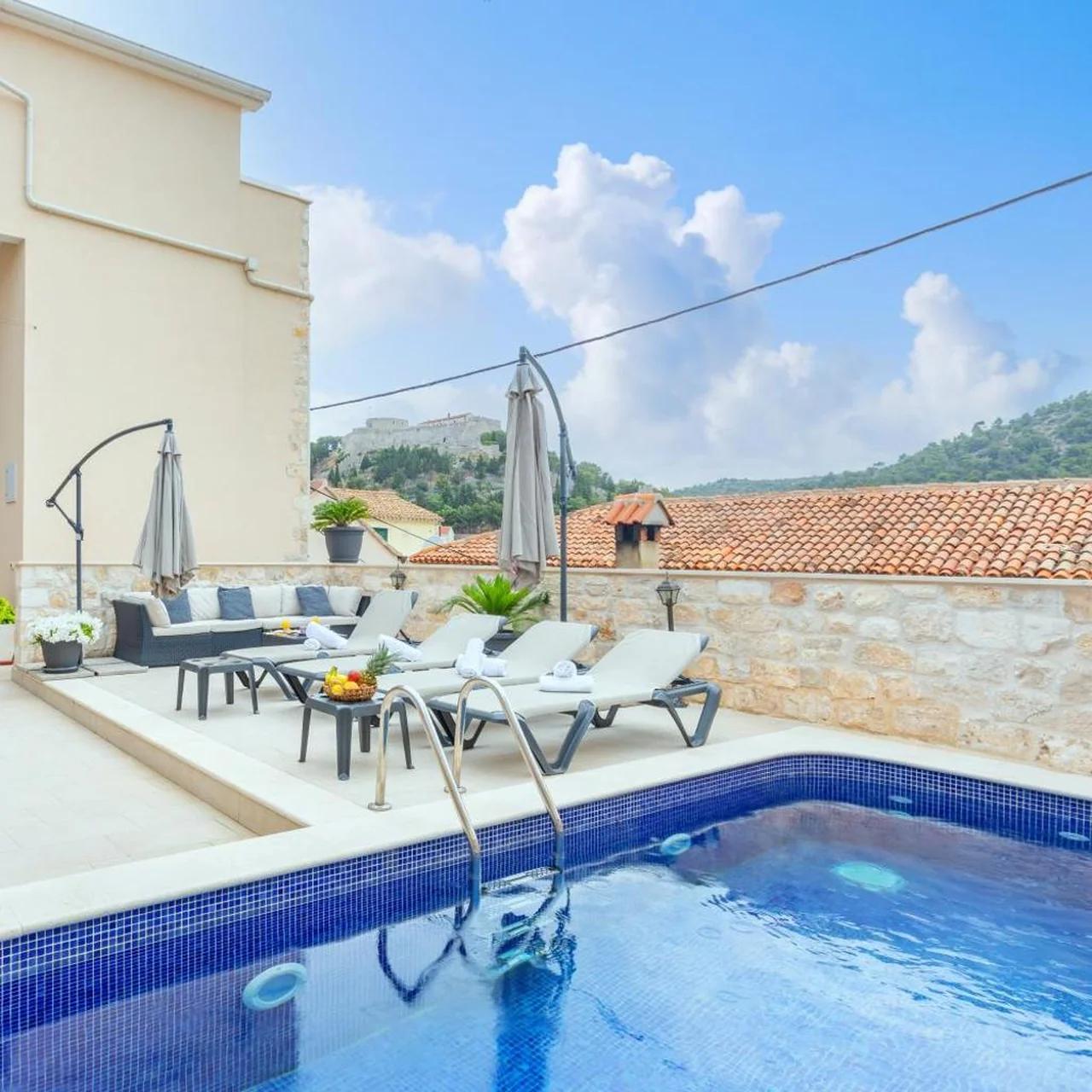 Apartments Ante - Hvar center, pool photo