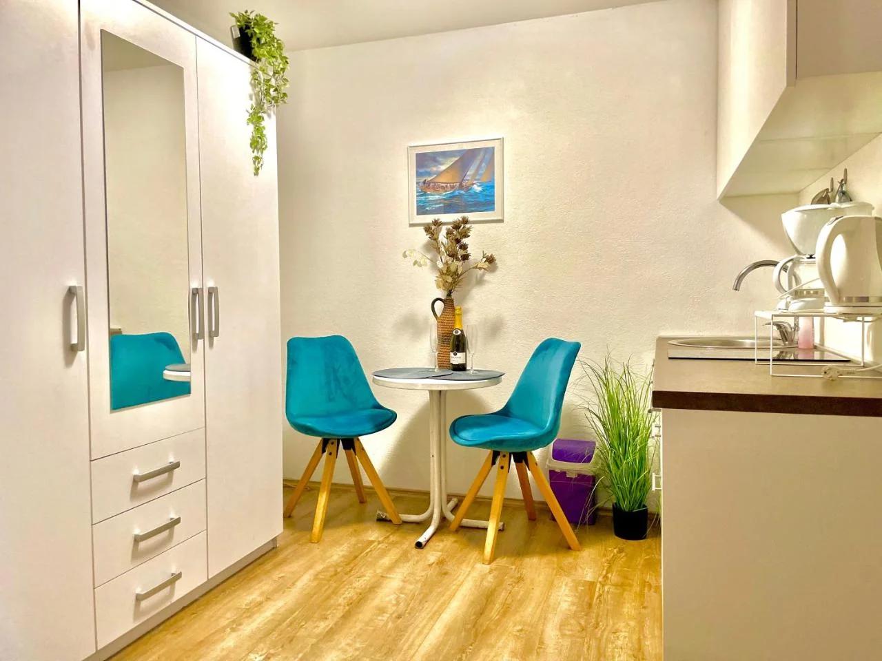Lovely flower small house for two by the sea photo