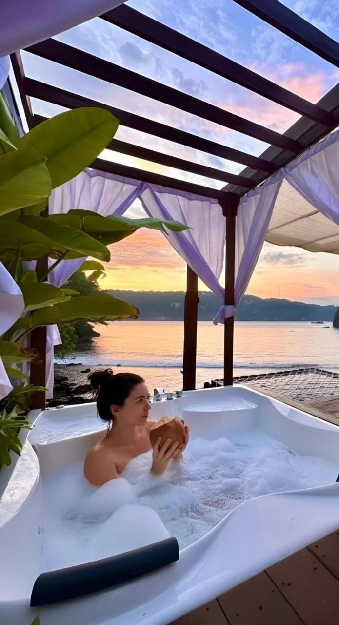Beachfront Luxury Dome Villas - Gamat Bay Resort foto
